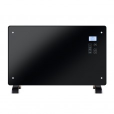 Grzejnik elektryczny konwektorowy LCD szkło hartowane czarne  2000 W   HELTES